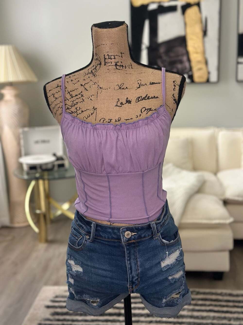Ruffle Crop Top